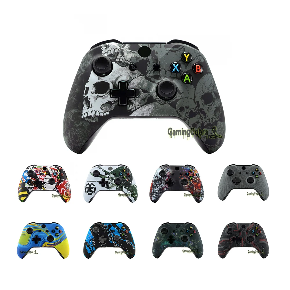 Мягкий чехол с рисунком верхняя крышка передний корпус для контроллера Xbox One X & S