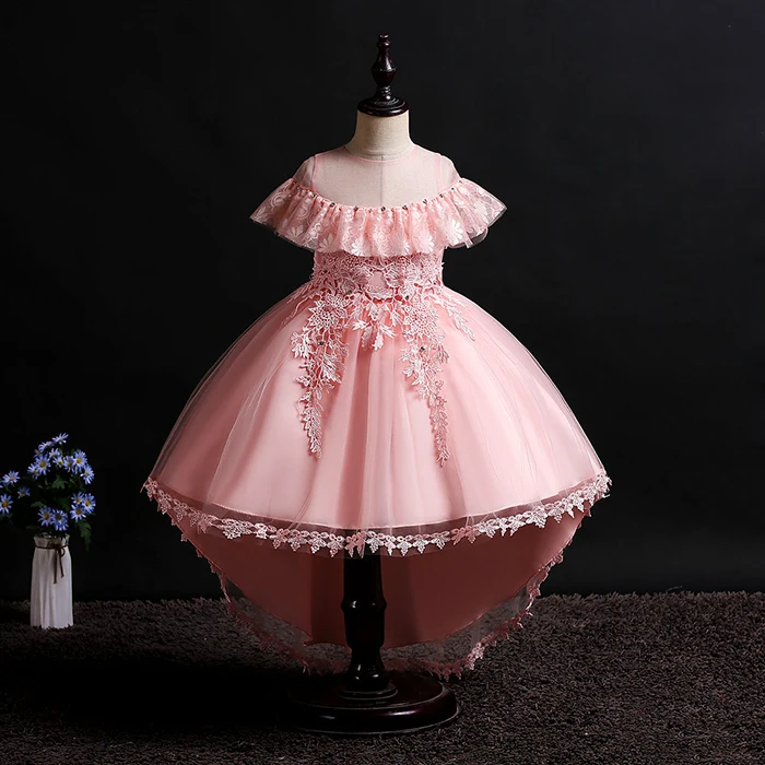 Рождественская одежда для маленьких девочек От 3 до 12 лет высокого качества детское кружевное платье принцессы элегантное платье для дня рождения для девочек платье с блестками для девочек