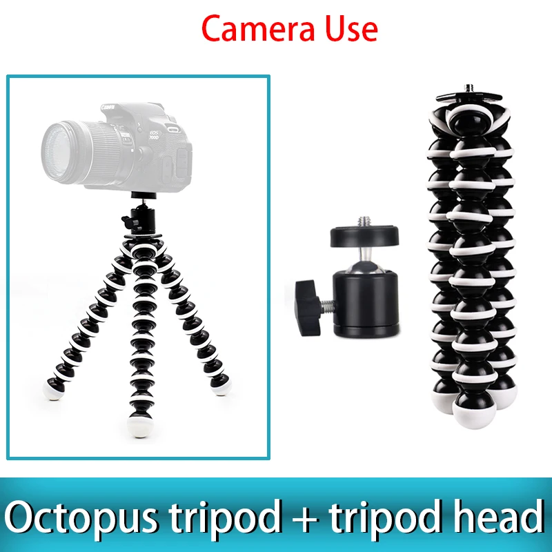 2in1 camera use Осьминог Гибкий большой L штатив Стенд Gorillapod для телефона, мобильного телефона, смартфона Dslr и Камеры Настольный мини-штатив - Цвет: 2in1 camera use