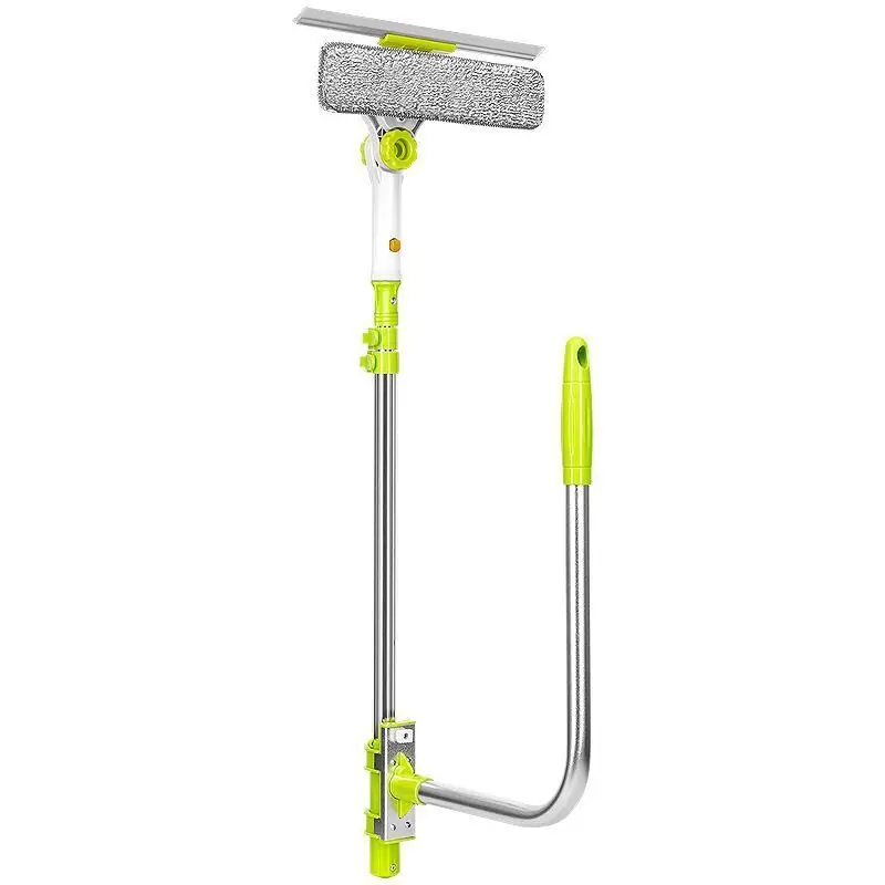 Comprare Hot Aggiornata Telescopica di Alta aumento Pulizia dei finestrini di Vetro Cleaner Spazzola per il Lavaggio Finestra Pennello Polvere Prodotti e attrezzature per pulizia casa
