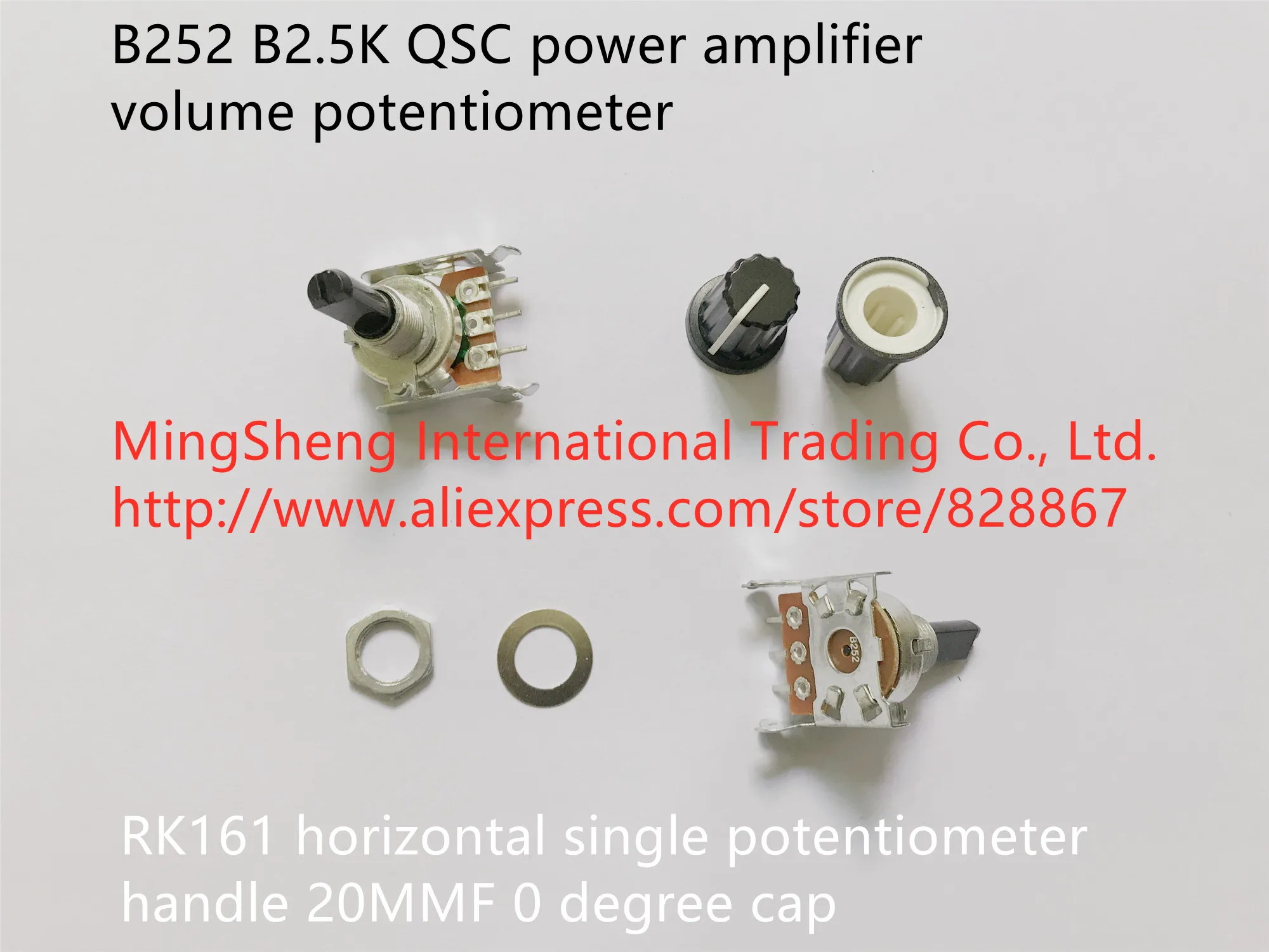 Оригинальный Новый QSC мощность потенциометр громкости усилителя RK161