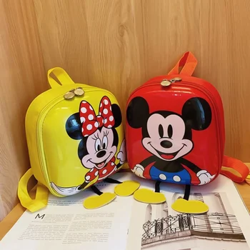 

Children backpack 3D mochila escolar Minnie Mickey Kindergarten EVA Schoolbag Hard Shell Backpack Cartoon Lovely Kids