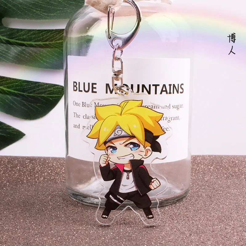 Аниме Наруто акриловый брелок Uchiha Obito Deidara Sasori Uchiha Itachi мультфильм двухсторонний кулон брелок ювелирные аксессуары - Цвет: 10