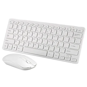 

1 Set Keyboard Mouse Ultra-thin Business Home Office Mini 2.4G Keyboard Wireless Keyboard Mouse