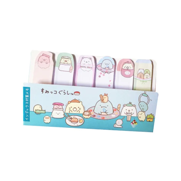 Рисовый Чай Play Sumikko guurashi блокнот для заметок N Times Sticky Notes Escolar Papelaria School Supply наклейка-закладка - Цвет: 04