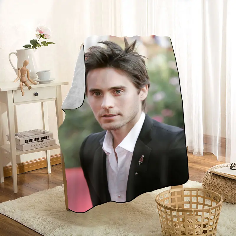 

Новое поступление, одеяло Jared Leto, супер мягкое теплое одеяло из микрофибры на заказ, покрывало для дивана, дорожное одеяло для взрослых 0318