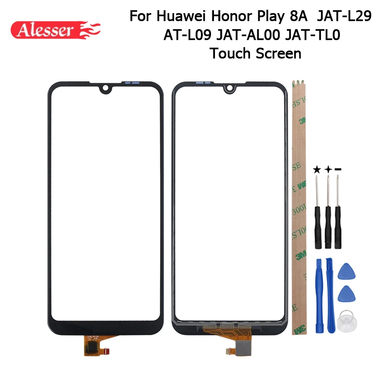Alesser для huawei Honor Play 8A панель сенсорного экрана Запчасти для huawei Honor Play 8A JAT-L29 Сенсорная панель+ Инструменты+ клей