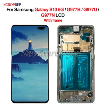 

For Samsung Galaxy S10 5G G977B G977U G977N LCD Display Touch Screen Digitizer Assembly Replacement Parts For Samsung S10 5G lcd