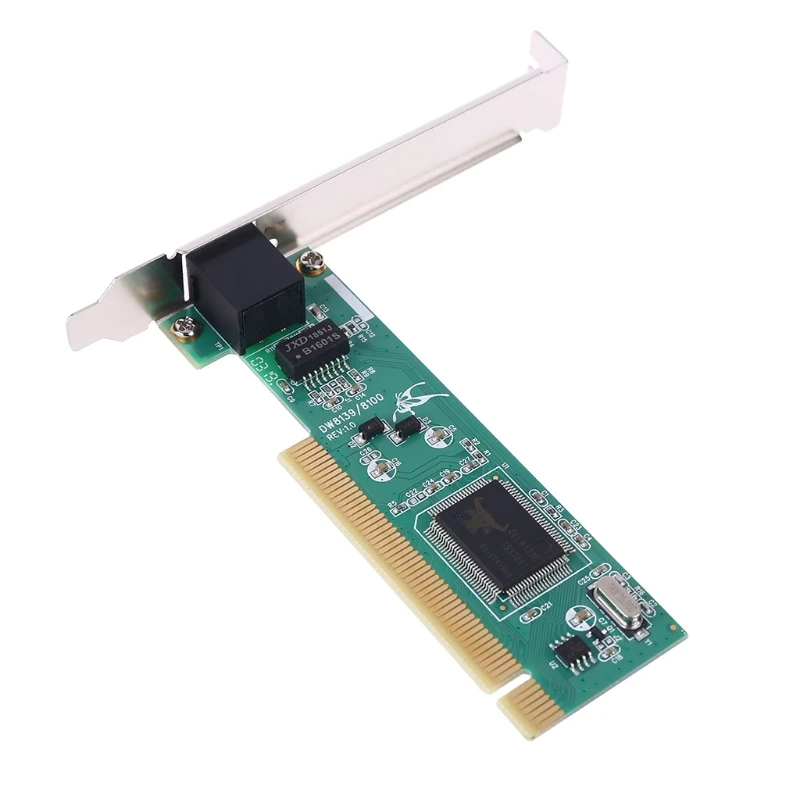 Чипсет PCI NIC RTL8139 100 Мбит/с RJ45 Ethernet рабочий адаптер для локальной карты компьютера