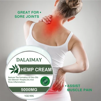 

Natural Herbal Face Skin Moisturizing Hemp Cream Massage Body Care Day Cream Anti Aging Firming Pain Relif