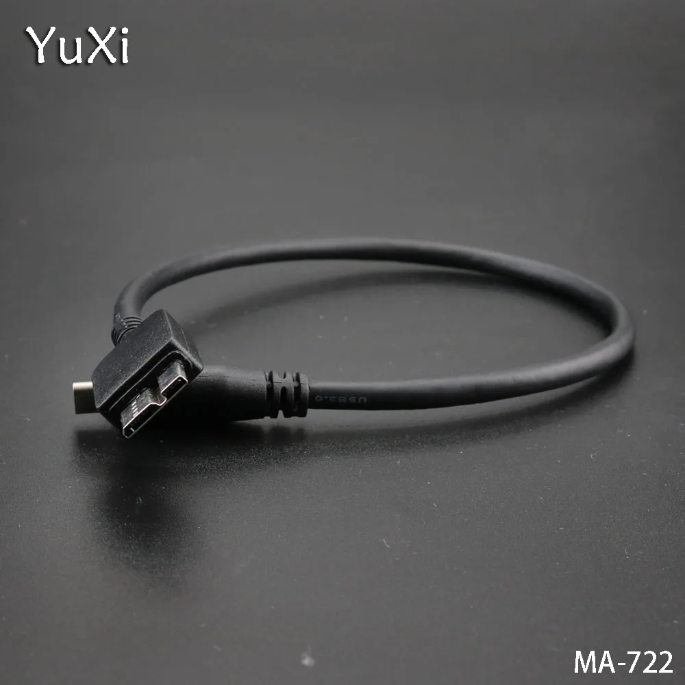 YuXi 1 M/0,3 M USB 3.1 Typ-C zu USB 3.0 Micro B Mobile festplatte datenkabel Für externe Festplatte Festplatte Telefon PC Extender – Detail 5