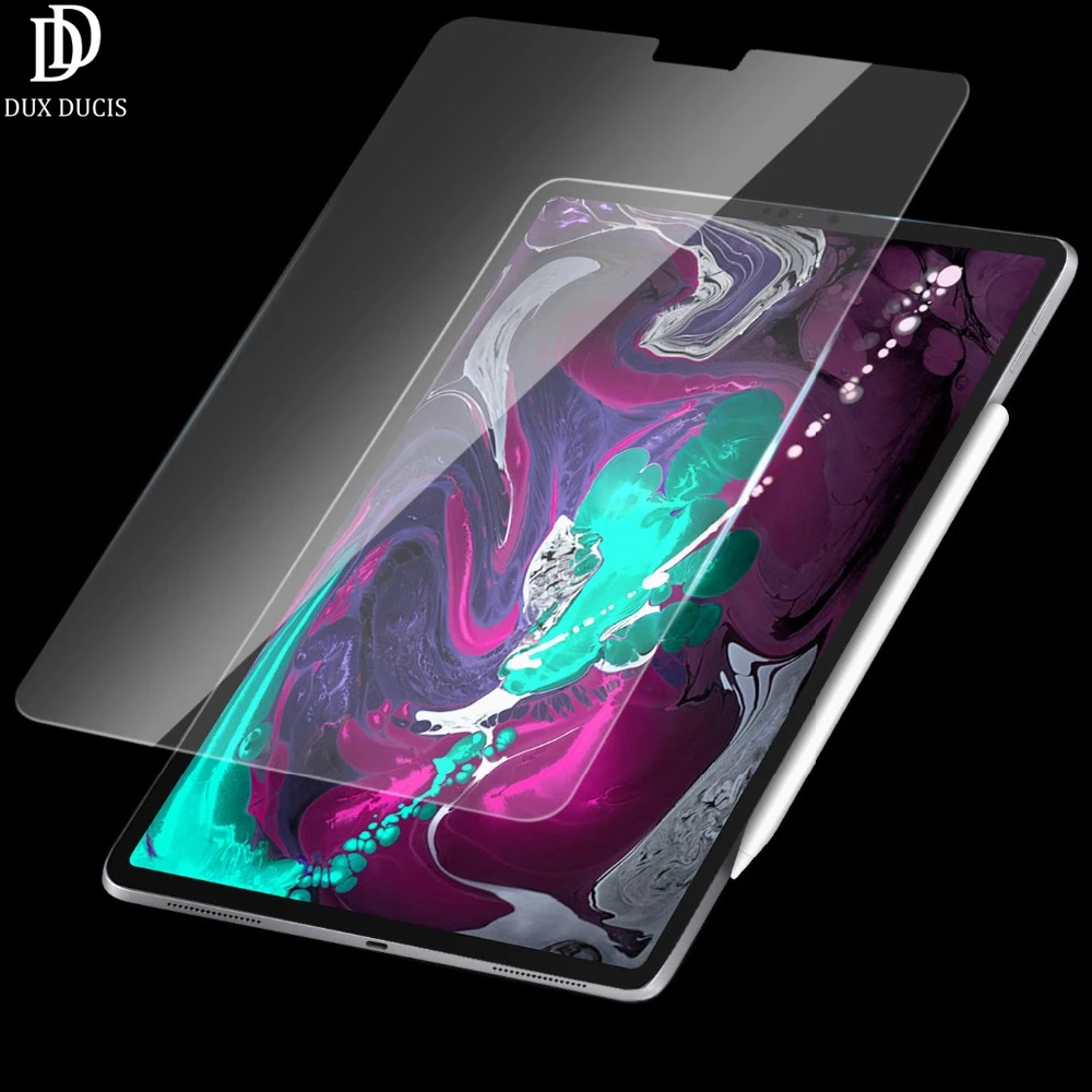 Закаленное стекло для iPad Pro 12 9 2018 11 10 5 7 Защитная пленка экрана синяя светящаяся