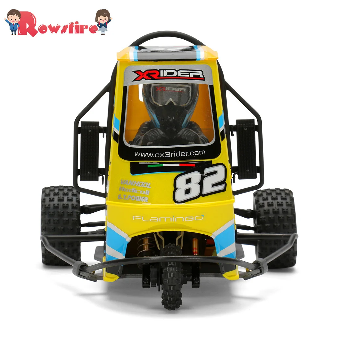 

X-Rider Flamingo 1/8 2.4G 2WD RC Electric Tricycle RTR Car Model - Yellow