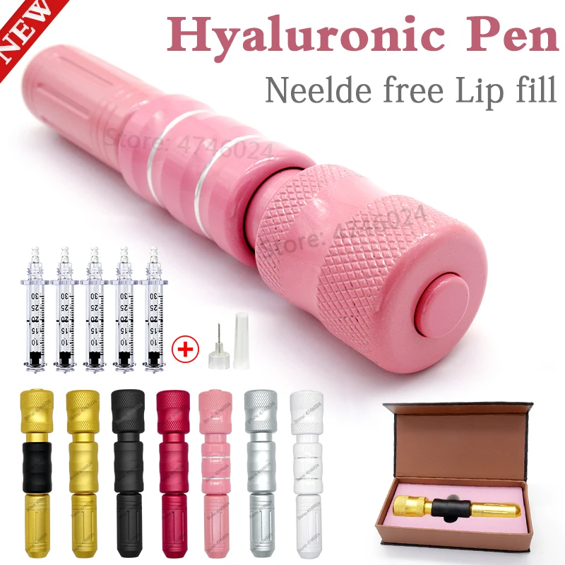 

2019 New Noninvasive 0.3ml Hyaluronic Pen High Pressure injection Gun For Anti Wrinkle Lifting Lip Filler hyaluron guns atomizer