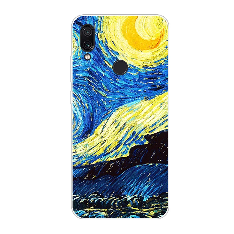 Хаки Для Xiaomi Redmi Note 7 чехол силиконовый рисунок мягкий TPU для Xiaomi Redmi Note 7 PRO Чехол 6,3 дюймов Fundas Coque Redmi Note7 чехлы - Цвет: Хаки