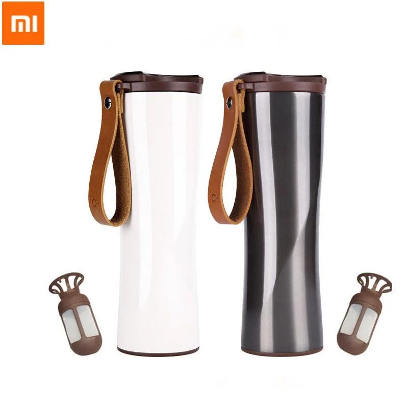 Умная кофейная чашка Xiaomi Kiss kiss fish Moka из нержавеющей стали термовакуумная бутылка