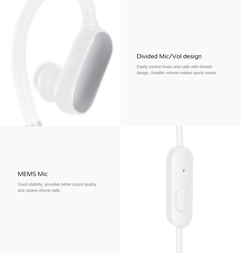 Оригинальные Xiaomi mi Спортивные Bluetooth Наушники Bluetooth 4,1 музыкальные наушники mi c IPX4 водонепроницаемые беспроводные наушники для Xiao mi Red mi