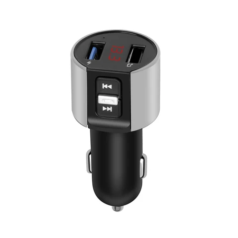 Bluetooth FM Transmitter Audio Aux Modulator Dual USB Car Charger Phone Handsfree Calling Car Kit Radio MP3 Player