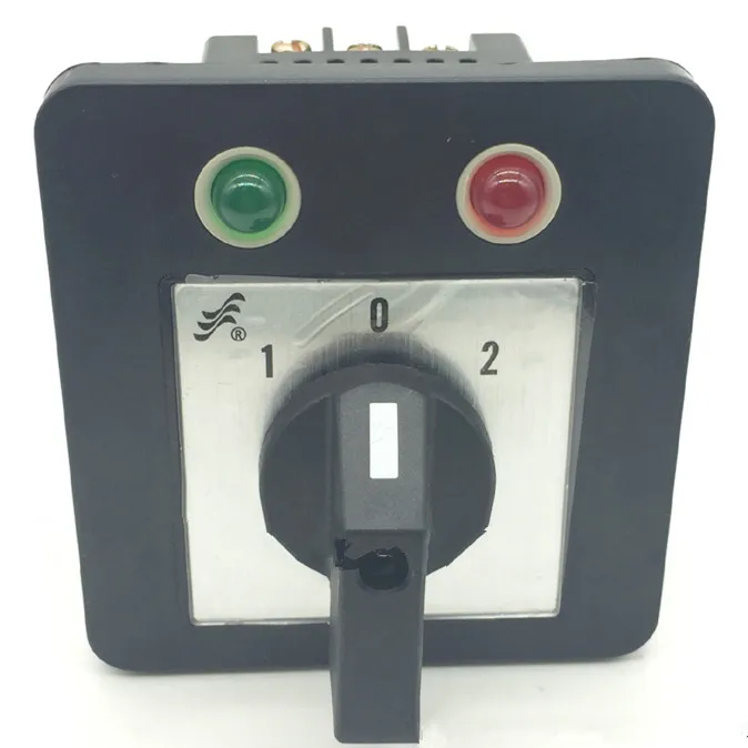 

1PCS Changeover Cam Switch 20A 660V Green and Red LED Indicator Lamp 3 Positions