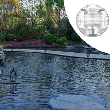

7 Color Solar Powered lamps Panel Self-Recharging Floating LED Ball for Garden Q0KF