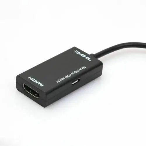 PYMH 17CM 미니 마이크로 USB 2.0 MHL HDMI 1080P TV 어댑터 케이블 삼성 갤럭시 미국