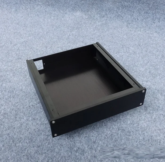 Size (mm) : W220 H52 L226 BZ2205 All Aluminum Chassis Amplifier Audio Housing Power Amp Case DIY Box Pre-Amp Enclosure