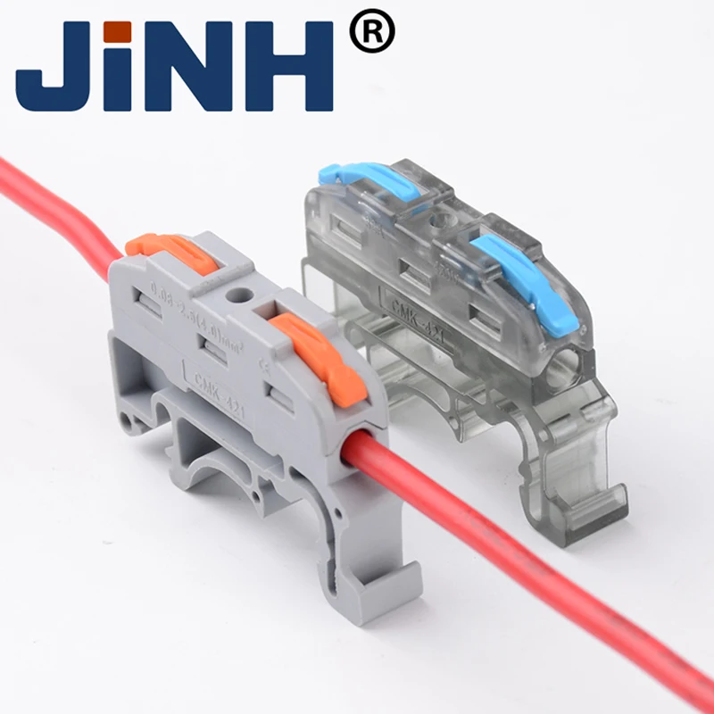 Wire Connector Terminal Blocks 0.08-2.5mm threader Splitter Fast Crimp Connection 32A/450V | Обустройство дома
