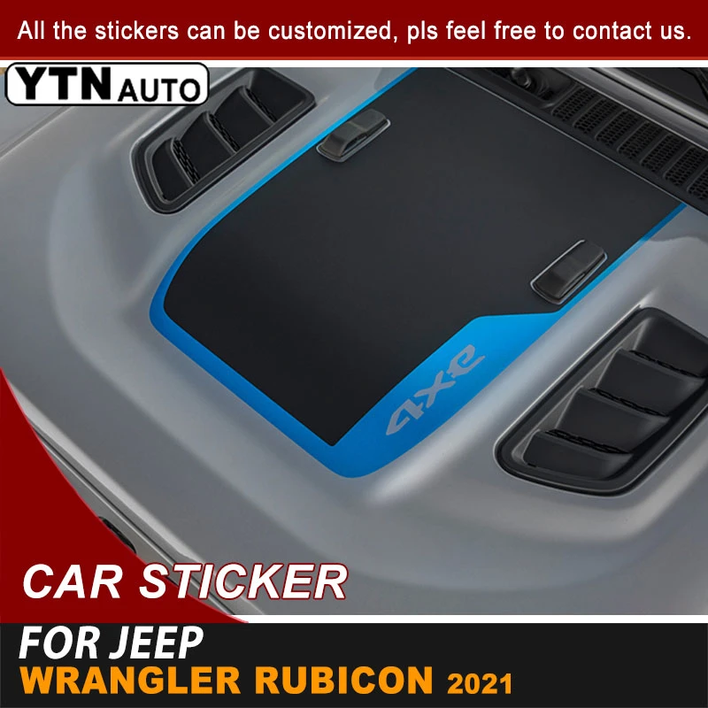 Hood Scoop Car Stickers 4xe Letter Stripe Graphic Vinyl Car