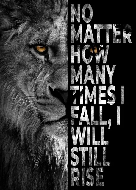 Modern Wild Lion Motivational Quote Canvas Painting Wall Art Posters Prints  Wall Pictures for Living Room Office Cuadros Decor|Vẽ Tranh & Thư Pháp| -  AliExpress