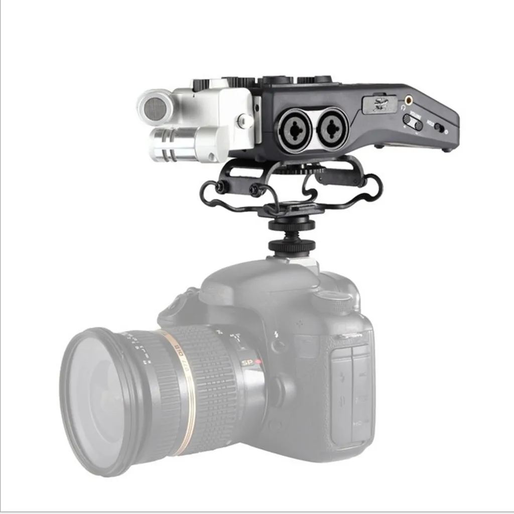 Microphone Shock Mount for Zoom H4n/H5/H6/H1, Tascam DR-40/DR-05, Olympus LS-100, LS-12, Linear PCM Recorders