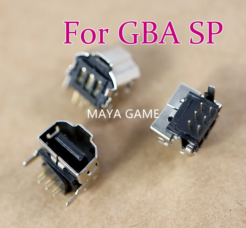 50Pcs 2 Player Game Link Connector Jack Connector Interfaccia Di Ricarica Dell'Alimentazione Per Gameboy Gba Sp Console Socket