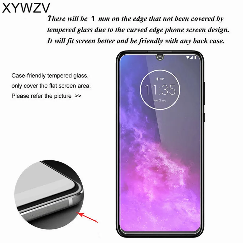 2 шт. для Motorola Moto One Zoom стекло для Moto One Zoom Закаленное стекло пленка жесткое Защитное стекло для Moto One Zoom Moto One Pro