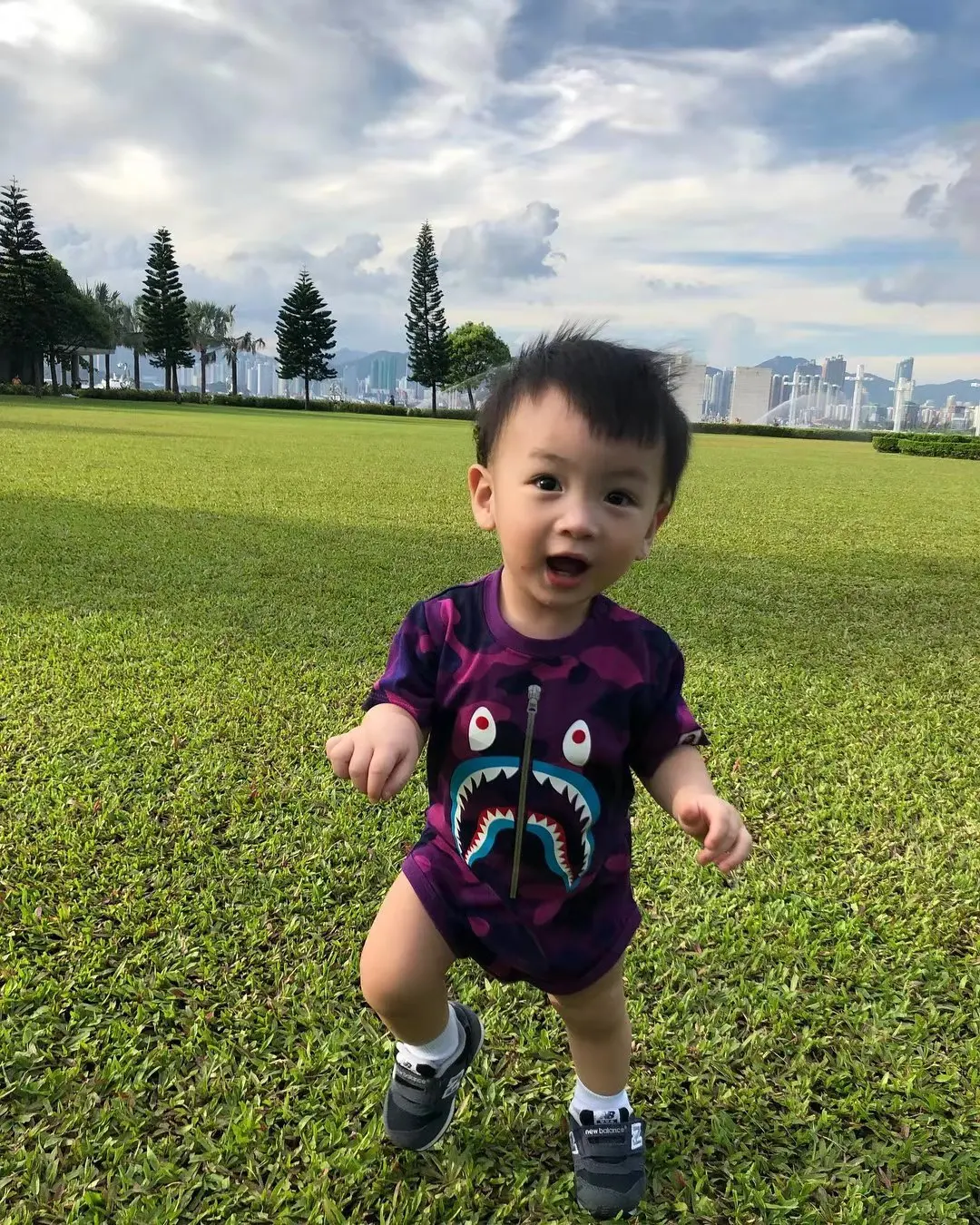 

KID'S Swimwear GIRL'S One-piece Long Sleeve Sun-resistant Girls Cute Tour Bathing Suit South Korea Kids 1-3 Years Old Baby Swimw