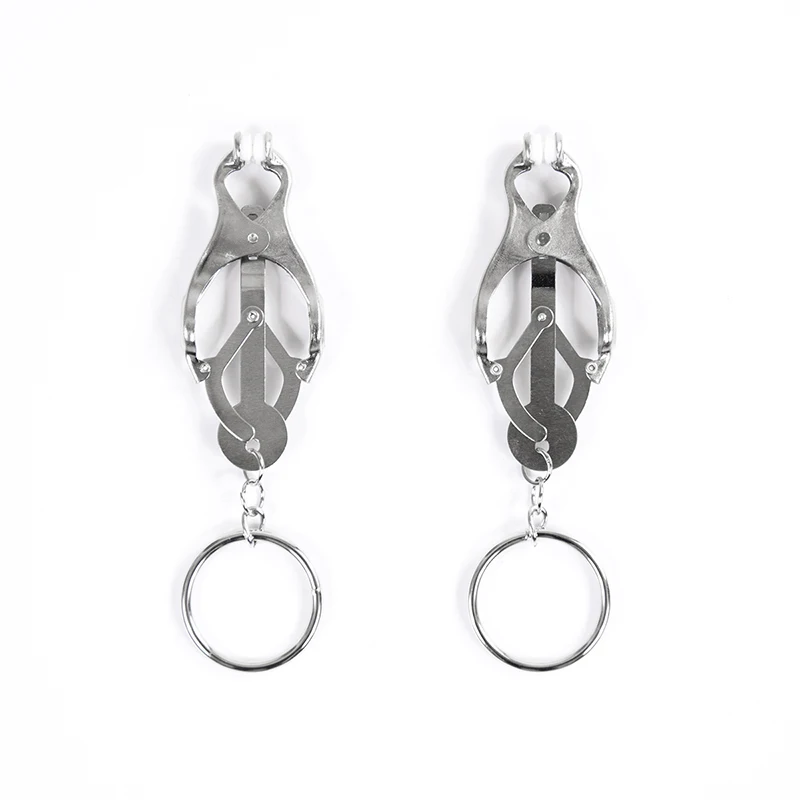 

New Women's Sexy Metal Chain Milk Clips Fun Accessories Binding Sexy Products Exotic Accessories SM Game Toys Adult Products