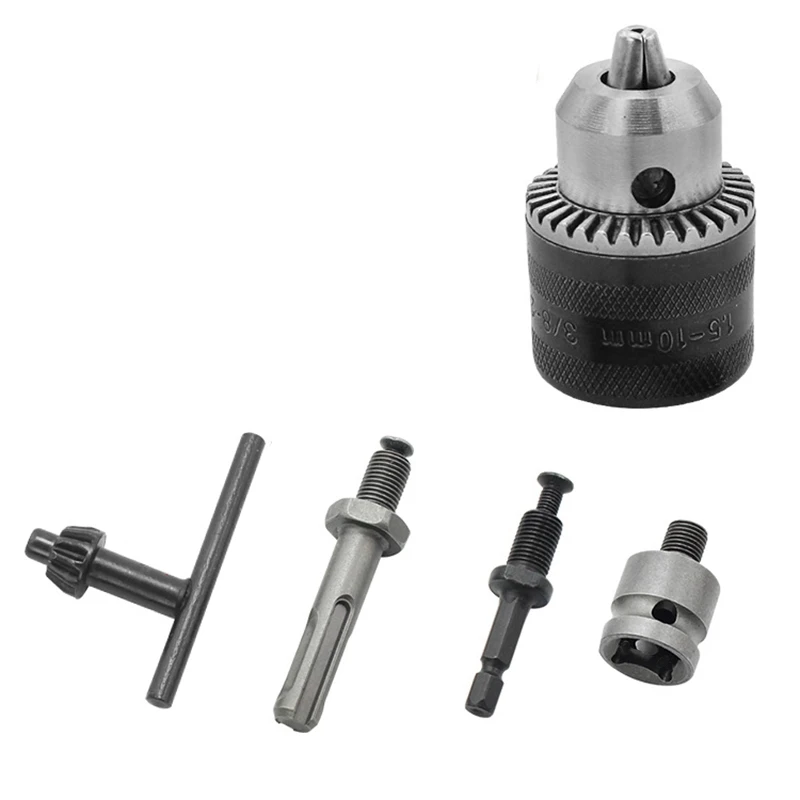 Portabrocas De 3/8-24UNF – Para Taladros De Impacto Y Eléctricos, Sujeción De 2 A 13 Mm, Fácil De Usar Con Una Mano