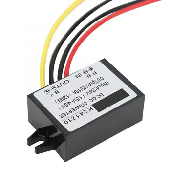

DC-DC Buck Converter 24V to 12V 10A 120W Step Down Power Supply Module for Car Air Conditioner Fan DVD LED Light Pump