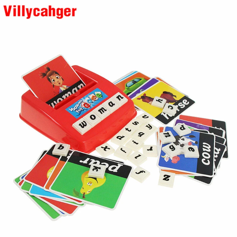 Children English Lowercase Letters Spelling Puzzle Games Alphabet Word Learning Card Educational Literacy Fun Early Learning Toy Puzzles Aliexpress