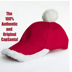 Красные рождественские шляпы украшение шапка Санты Детские Шапки Взрослые новогодние бейсболки подарки