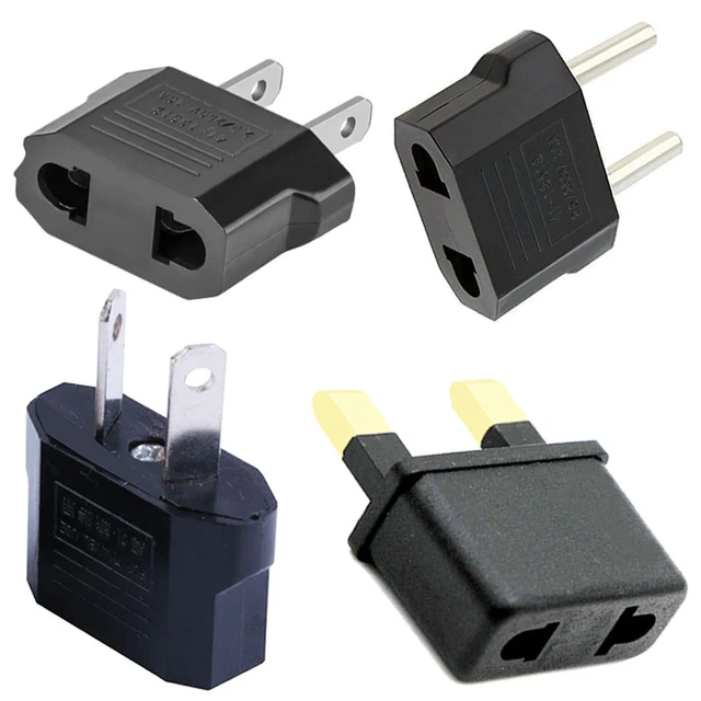 Adaptador de enchufe Universal Kr Au Us Uk Eu americano, Japón, Corea,  Rusia, alemán, enchufe de viaje, Israel, Brasil, enchufe convertidor de  energía