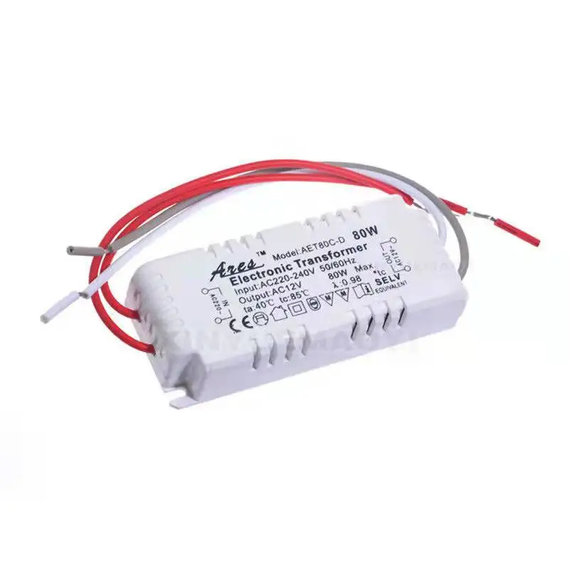 AC 220V AC 12V 전자 변압기 전압 변환기 20-60W 스마트 전원 공급 장치 드라이버 디밍/분할/원격 제어