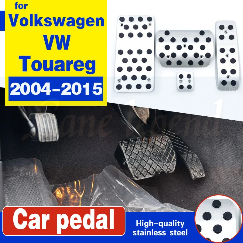 Накладки на педали автомобильные аксессуары для Volkswagen VW Touareg 2004 2005 2006 2007 2008 2009 2010