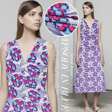 114 см воздушный шар шелковая ткань с принтом 16 мм крепдешин шелковая ткань летняя рубашка платье креп ткань шелковая ткань