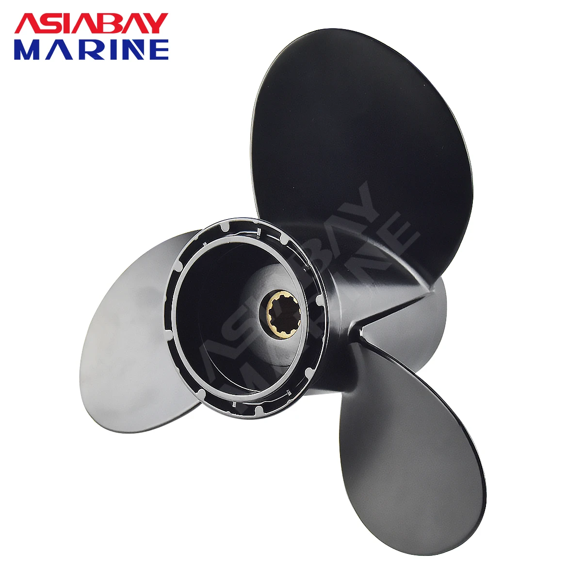 Suzuki Outboard Propeller marine propeller 10-1/4 x 11 Aluminum Screw 3 Blade 10 Spline Fits 20-30HP Boat Motors Part Number 58100-96420-019
