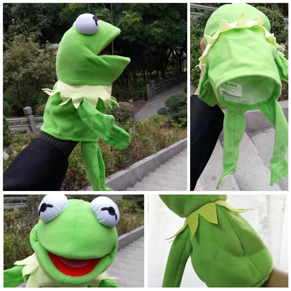 Плюшевая игрушка для кукол лягушек из сериала Muppet Kermit подарок на день рождения