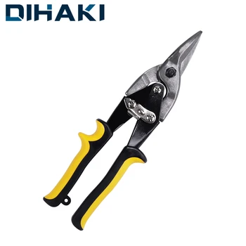 

1Pcs Aviation Snip Set Straight Scissor Metal Sheet Cutting Shear with Comfort Grip Pipe Cutter Tin Snips Hand Tool Labor Saving