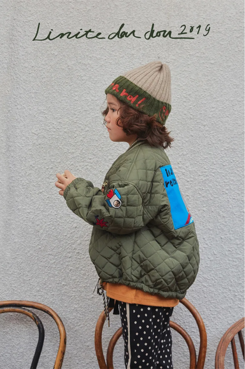 Пальто в Корейском стиле детская одежда бесплатно; богемный комплект, roupa куртка для девочек и мальчиков; для маленьких девочек; зимняя одежда для младенцев, мальчиков, пальто, куртки для девочек