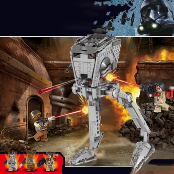 

In Stock 05052 lepining Star Series Wars 10174 At Walker St Model Set Building Blocks Brick Assembling Kids Christmas Toy