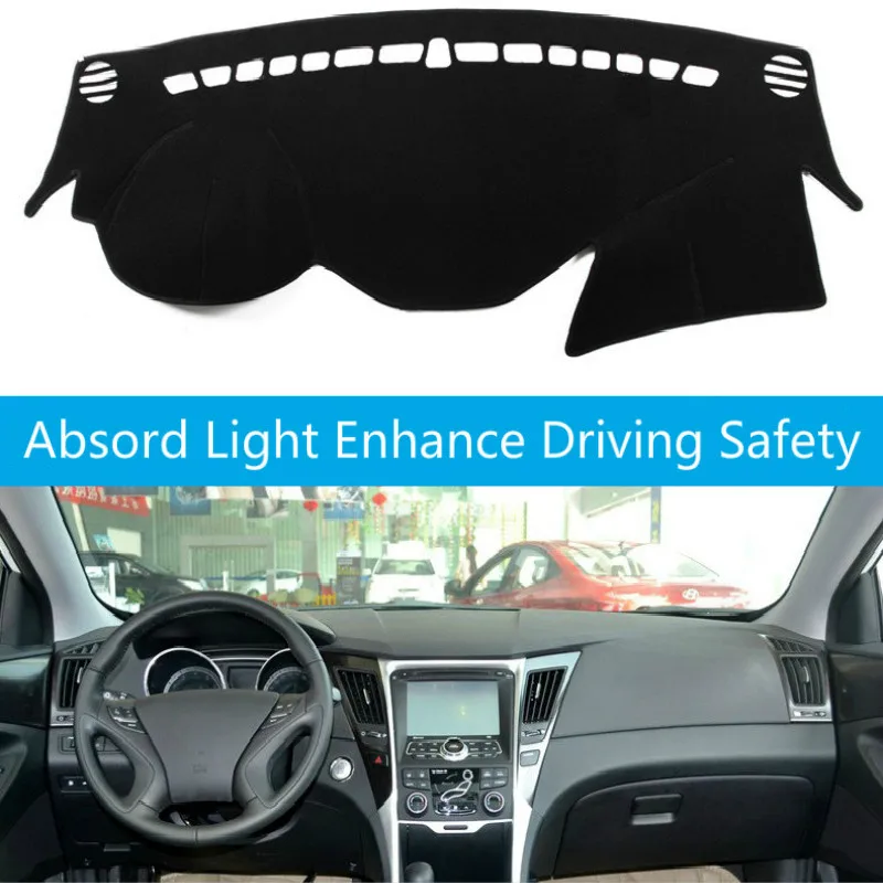 

Dashboard Cover For Hyundai Sonata I45 2009-2014 Capter 2010-2013 LHD Dashmat Dash Mat Pad Sun Shade Dash Board Cover Carpet