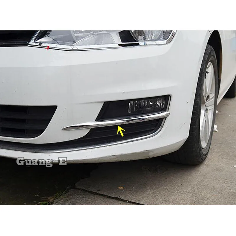 Для Volkswagen VW Golf7 Golf 7 2014 2015 2016 2017 передняя противотуманная фара рамка ручка ABS