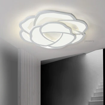 

Modern Romantic Bedroom Light Fixtures Ceiling Lighting Nordic LED Round Rose Ceiling Lights Living Room Hanging Ceiling Lamps